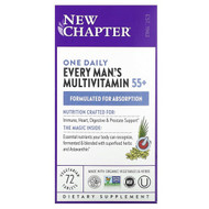 <img alt="New Chapter, One Daily Every Mans Multivitamin 55+, 72 Vegetarian Tablets" title="New Chapter, One Daily Every Mans Multivitamin 55+, 72 Vegetarian Tablets,727783901286"