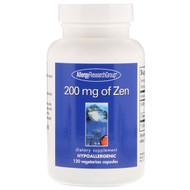 <img alt="Allergy Research Group, Zen, 200 mg, 120 Vegetarian Capsules" title="Allergy Research Group, Zen, 200 mg, 120 Vegetarian Capsules,713947766501"