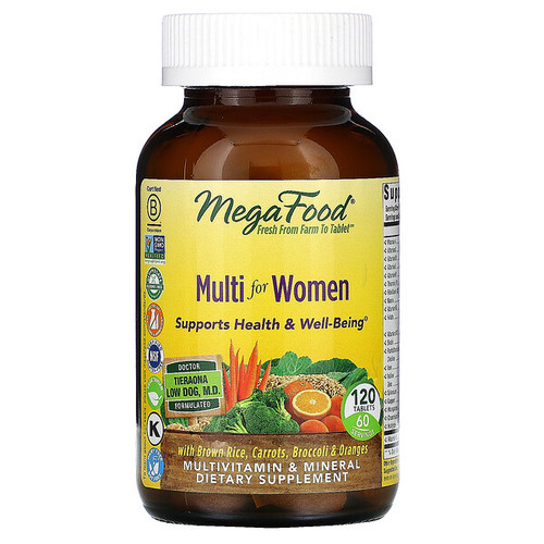 <img alt="MegaFood Multi for Women - 120 Tablets" title="MegaFood Multi for Women - 120 Tablets,051494103241"