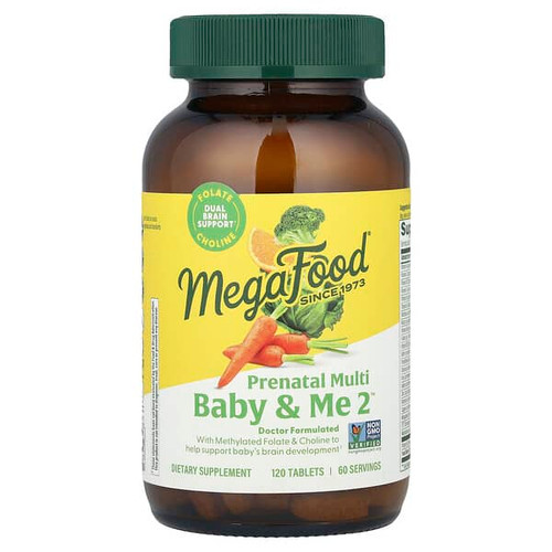 <img alt="MegaFood, Baby & Me 2, Prenatal Multi, 120 Tablets" title="MegaFood, Baby & Me 2, Prenatal Multi, 120 Tablets,051494103159"