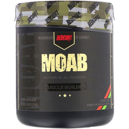 <img alt="Redcon1, MOAB, Muscle Builder, Cherry Lime, 7.40 oz (210 g)" title="Redcon1, MOAB, Muscle Builder, Cherry Lime, 7.40 oz (210 g),637405894103"
