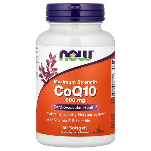 <img alt="NOW Foods, CoQ10 With Vitamin E & Lecithin, 60 Softgels" title="NOW Foods, CoQ10 With Vitamin E & Lecithin, 60 Softgels,733739031822"