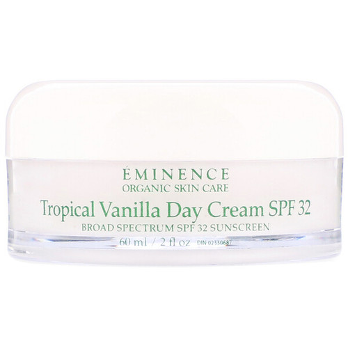 <img alt="Eminence Organics, Tropical Vanilla Day Cream, SPF 32, 2 fl oz (60 ml)" title="Eminence Organics, Tropical Vanilla Day Cream, SPF 32, 2 fl oz (60 ml),823638022233"
