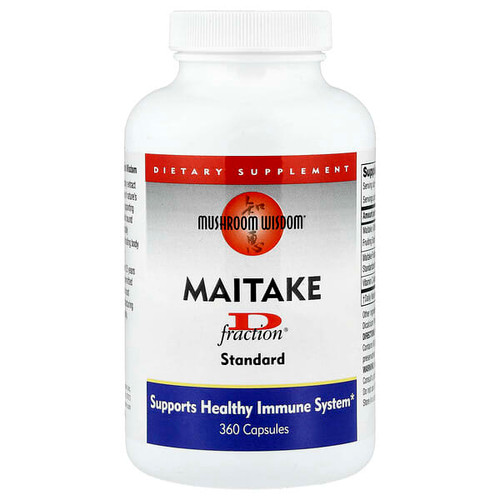<img alt="Mushroom Wisdom, Maitake D-Fraction, Standard, 360 Capsules" title="Mushroom Wisdom, Maitake D-Fraction, Standard, 360 Capsules,791014104111"