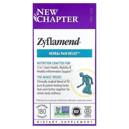 <img alt="New Chapter, Zyflamend, 180 Vegetarian Capsules" title="New Chapter, Zyflamend, 180 Vegetarian Capsules,727783900739"