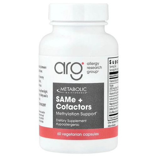 <img alt="Metabolic Maintenance, SAMe + Cofactors, 60 Vegetarian Capsules" title="Metabolic Maintenance, SAMe + Cofactors, 60 Vegetarian Capsules,838287001560"