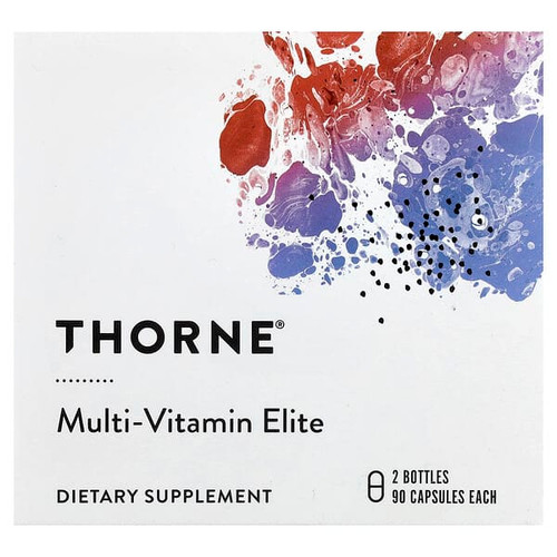 <img alt="Thorne, Multi-Vitamin Elite, A.M. & P.M., 2 Bottles, 90 Capsules Each" title="Thorne, Multi-Vitamin Elite, A.M. & P.M., 2 Bottles, 90 Capsules Each,693749006534"