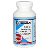<img alt="Kirkman Labs, EnZym-Complete/DPP-IV II with Isogest, 180 Capsules" title="Kirkman Labs, EnZym-Complete/DPP-IV II with Isogest, 180 Capsules,812325022250"