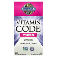 <img alt="Garden of Life, Vitamin Code, Whole Food Multivitamin, Women, 240 Vegetarian Capsules" title="Garden of Life, Vitamin Code, Whole Food Multivitamin, Women, 240 Vegetarian Capsules,658010114172"