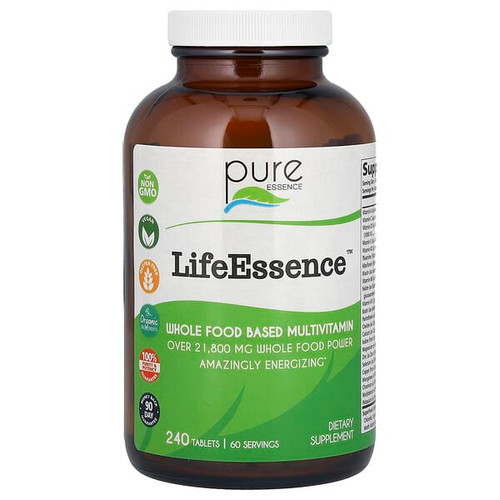 <img alt="Pure Essence, LifeEssence, Whole Food Based Multivitamin, 240 Tablets" title="Pure Essence, LifeEssence, Whole Food Based Multivitamin, 240 Tablets,659670010088"