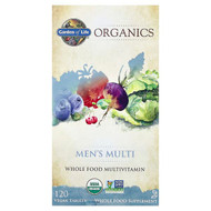 <img alt="Garden of Life, Organics, Mens Multi, 120 Vegan Tablets" title="Garden of Life, Organics, Mens Multi, 120 Vegan Tablets,658010117654"