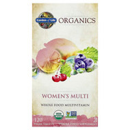 <img alt="Garden of Life, Organics, Womens Multi, 120 Vegan Tablets" title="Garden of Life, Organics, Womens Multi, 120 Vegan Tablets,658010117746"