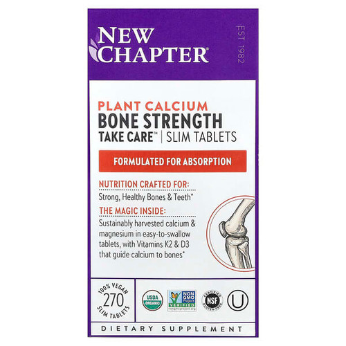 <img alt="New Chapter, Bone Strength Take Care, 270 Vegetarian Slim Tablets" title="New Chapter, Bone Strength Take Care, 270 Vegetarian Slim Tablets,727783901941"