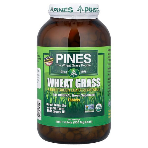 <img alt="Pines International, Wheat Grass, 1,400 Tablets" title="Pines International, Wheat Grass, 1,400 Tablets,043952000049"