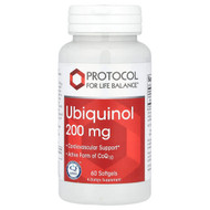 <img alt="Protocol for Life Balance, Ubiquinol, 200 mg, 60 Softgels" title="Protocol for Life Balance, Ubiquinol, 200 mg, 60 Softgels,707359131446"