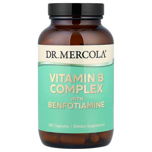 <img alt="Dr. Mercola, Vitamin B Complex with Benfotiamine, 180 Capsules" title="Dr. Mercola, Vitamin B Complex with Benfotiamine, 180 Capsules,810487031806"