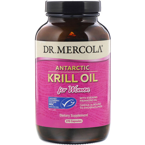 <img alt="Dr. Mercola, Antarctic Krill Oil for Women, 270 Capsules" title="Dr. Mercola, Antarctic Krill Oil for Women, 270 Capsules,813006010290"
