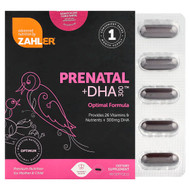 <img alt="Zahler, Prenatal + DHA 300, 180 Softgels" title="Zahler, Prenatal + DHA 300, 180 Softgels,848998081836"