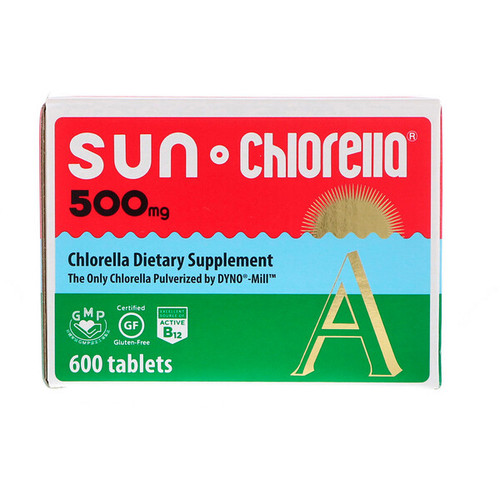 <img alt="Sun Chlorella, Sun Chlorella A, 500 mg, 600 Tablets" title="Sun Chlorella, Sun Chlorella A, 500 mg, 600 Tablets,029918015128"