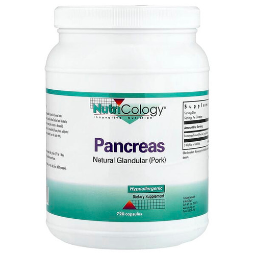 <img alt="Nutricology, Pancreas, Natural Glandular (Pork), 720 Capsules (425 mg per Capsule)" title="Nutricology, Pancreas, Natural Glandular (Pork), 720 Capsules (425 mg per Capsule),713947516502"