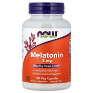 <img alt="NOW Foods, Melatonin, 3 mg, 180 Veg Capsules" title="NOW Foods, Melatonin, 3 mg, 180 Veg Capsules,733739032577"