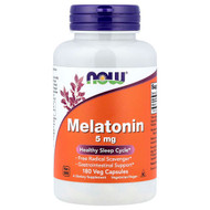 <img alt="NOW Foods, Melatonin, 5 mg, 180 Veg Capsules" title="NOW Foods, Melatonin, 5 mg, 180 Veg Capsules,733739035561"