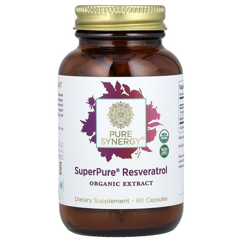 <img alt="Pure Synergy, SuperPure Resveratrol, 60 Capsules" title="Pure Synergy, SuperPure Resveratrol, 60 Capsules,852971004668"