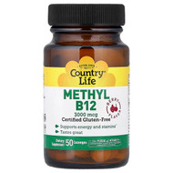 <img alt="Country Life, Methyl B12, Berry, 50 Lozenges" title="Country Life, Methyl B12, Berry, 50 Lozenges,015794016465"