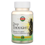 <img alt="KAL, Deep Thought, Mental Clarity, 60 Tablets" title="KAL, Deep Thought, Mental Clarity, 60 Tablets,021245677512"