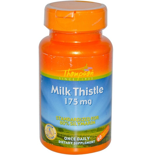<img alt="Thompson Milk Thistle -- 175 mg - 60 Vegetarian Capsules" title="Thompson Milk Thistle -- 175 mg - 60 Vegetarian Capsules,031315194252"