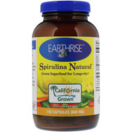 <img alt="Earthrise, Spirulina Natural, 600 mg, 150 Capsules" title="Earthrise, Spirulina Natural, 600 mg, 150 Capsules,032602022029"