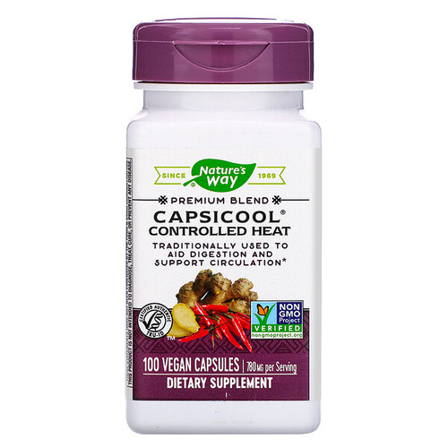 <img alt="Natures Way CapsiCool Controlled Heat -- 100 Capsules" title="Natures Way CapsiCool Controlled Heat -- 100 Capsules,033674020609"
