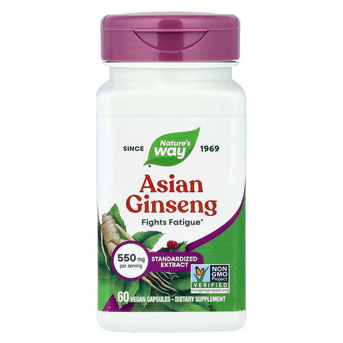 <img alt="Natures Way, Asian Ginseng, 550 mg, 60 Vegan Capsules" title="Natures Way, Asian Ginseng, 550 mg, 60 Vegan Capsules,033674617007"