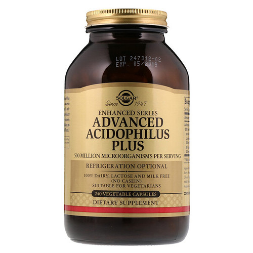<img alt="Solgar, Advanced Acidophilus Plus, 240 Vegetable Capsules" title="Solgar, Advanced Acidophilus Plus, 240 Vegetable Capsules,033984000261"
