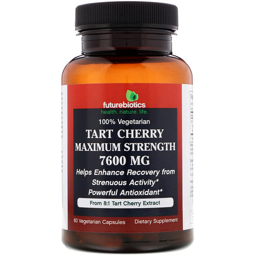 <img alt="Futurebiotics Tart Cherry Maximum Strength -- 7600 mg - 60 Vegetarian Capsules" title="Futurebiotics Tart Cherry Maximum Strength -- 7600 mg - 60 Vegetarian Capsules,049479006618"