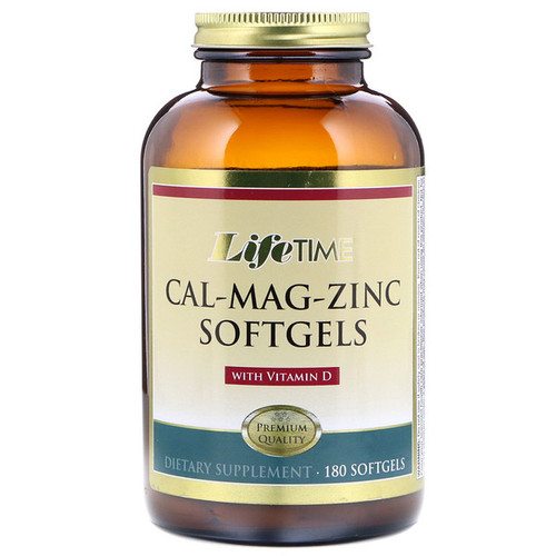 <img alt="Lifetime Cal-Mag-Zinc with Vitamin D -- 180 Softgels" title="Lifetime Cal-Mag-Zinc with Vitamin D -- 180 Softgels,053232400360"