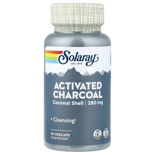 <img alt="Solaray, Activated Charcoal, 280 mg, 90 VegCaps" title="Solaray, Activated Charcoal, 280 mg, 90 VegCaps,076280008609"