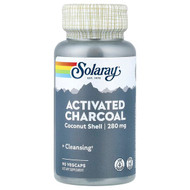 <img alt="Solaray, Activated Charcoal, 280 mg, 90 VegCaps" title="Solaray, Activated Charcoal, 280 mg, 90 VegCaps,076280008609"
