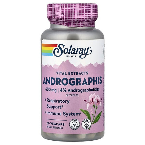 <img alt="Solaray, Vital Extracts, Andrographis, 60 VegCaps" title="Solaray, Vital Extracts, Andrographis, 60 VegCaps,076280030181"