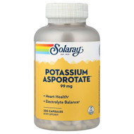 <img alt="Solaray, Potassium Asporotate, 99 mg, 200 Capsules" title="Solaray, Potassium Asporotate, 99 mg, 200 Capsules,076280046618"