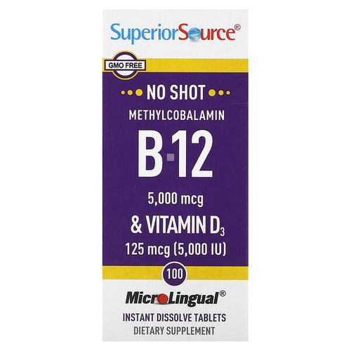 <img alt="Superior Source, Methylcobalamin B-12 & Vitamin D3, 100 MicroLingual Instant Dissolve Tablets" title="Superior Source, Methylcobalamin B-12 & Vitamin D3, 100 MicroLingual Instant Dissolve Tablets,076635909803"
