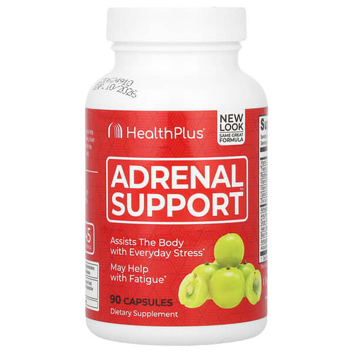 <img alt="Health Plus, Adrenal Support, 90 Capsules" title="Health Plus, Adrenal Support, 90 Capsules,083502550037"