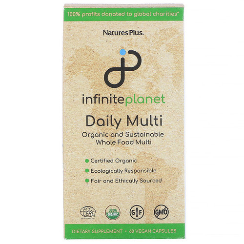 <img alt="Natures Plus Infinte Planet Daily Multi -- 60 Vegan Capsules" title="Natures Plus Infinte Planet Daily Multi -- 60 Vegan Capsules,097467030053"