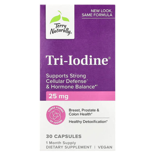 <img alt="Terry Naturally, Tri-Iodine, 25 mg, 30 Capsules" title="Terry Naturally, Tri-Iodine, 25 mg, 30 Capsules,367703190033"