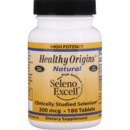 <img alt="Healthy Origins Seleno Excell Selenium -- 200 mcg - 180 Tablets" title="Healthy Origins Seleno Excell Selenium -- 200 mcg - 180 Tablets,603573150914"