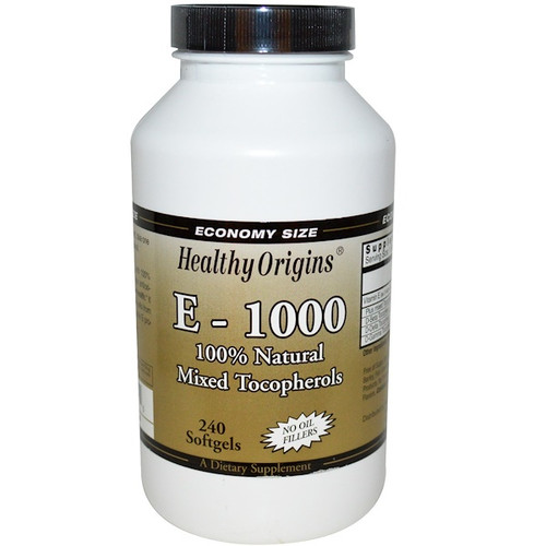 <img alt="Healthy Origins E-1000 -- 1000 IU - 240 Softgels" title="Healthy Origins E-1000 -- 1000 IU - 240 Softgels,603573151515"