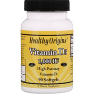 <img alt="Healthy Origins Vitamin D3 -- 1000 IU - 90 Softgels" title="Healthy Origins Vitamin D3 -- 1000 IU - 90 Softgels,603573153137"