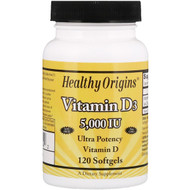 <img alt="Healthy Origins Vitamin D3 -- 5000 IU - 120 Softgels" title="Healthy Origins Vitamin D3 -- 5000 IU - 120 Softgels,603573153342"