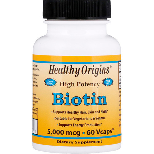 <img alt="Healthy Origins Biotin -- 5000 mcg - 60 Vcaps" title="Healthy Origins Biotin -- 5000 mcg - 60 Vcaps,603573251031"