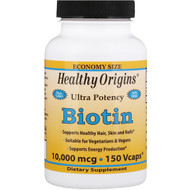 <img alt="Healthy Origins Biotin -- 10000 mcg - 150 Vcaps" title="Healthy Origins Biotin -- 10000 mcg - 150 Vcaps,603573251161"